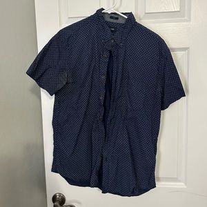 J.Crew Factory men’s short-sleeve button-down shirt, slim fit, size large